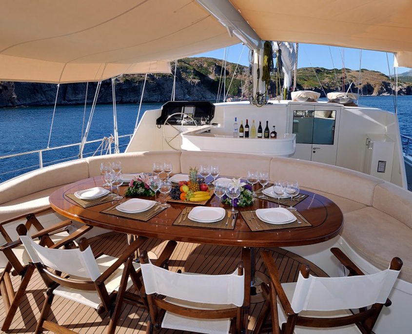 DOLCE MARE Aft Deck DOLCE MARE Aft Deck