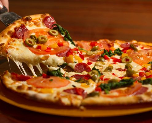 Image of slice of pizza Image of slice of pizza